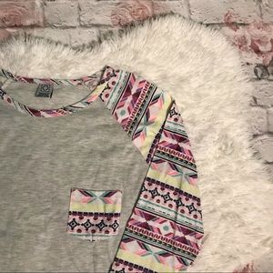 EMP PRE baseball tee.